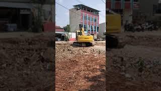 EXCAVATOR DI JALAN TANAH BARU TOL CIJAGO TAHAP 3 #SHORTS