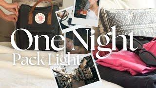 Pack With Me: One Night City Break Packing List | Brighton Trip Vlog