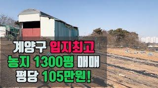 농가창고 있는 입지최고 토지매매 농지매매 / 평당105만원