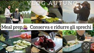 MEAL PREP ? VLOG Autunno , ridurre gli sprechi| Prova la mia organizzazione versatile per l'inverno