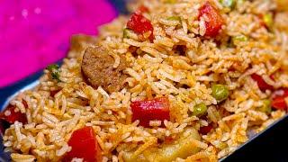 खिला खिला चटपटा वेज मसाला पुलाव बनाये इस आसान तरीके से | Mix Veg Masala pulao| Soya aloo matar pulao