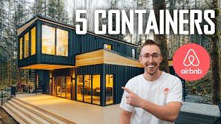 My Luxury Shipping Container Home Built from 5 Containers