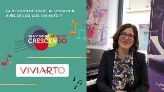 l'association musicale CRESCENDO parle du logiciel de gestion Viviarto