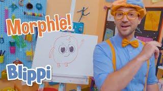 How To Draw Morphle | Art for Kids With Blippi! | Drawing Videos for Kids | Learn to Draw