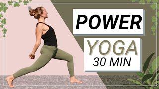 Power Vinyasa Flow Yoga | 30 Min für Fortgeschrittene | Bauch, Beine, Po