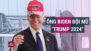 Nhà Trắng giải thích gì về hình ảnh Tổng thống Joe Biden đội mũ in dòng chữ "Trump 2024"? | VTC Now