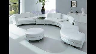 White Sectional Leather Sofa Modern