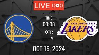 NBA LIVE! Warriors vs Lakers I NBA PRE SEASON  I October 15, 2024 NBA 2K25 Simulation