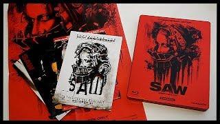 SAW - LIMITED UNCUT BLU-RAY STEELBOOK UNBOXING - 10TH ANNIVERSARY EDITION