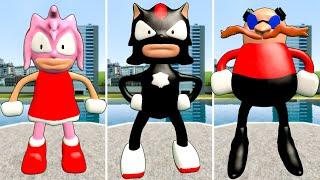 PLAYING AS NEW 3D SANIC CLONES MEMES - SONIC TEAM update in Garry's Mod!