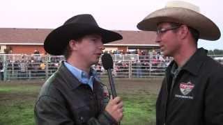 Justin Volz talks about 917 Pound the Alarm in Oyen, AB (CPRA) '13