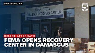 FEMA opens Virginia's first Helene recovery center in Damascus