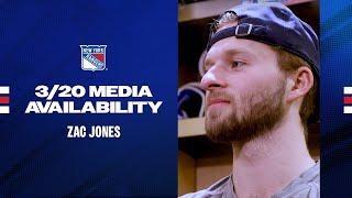 NYR vs TOR: Zac Jones Pregame Media Availability | Mar. 20, 2025
