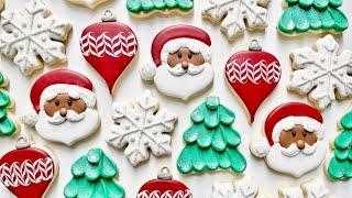 EASY CHRISTMAS COOKIES | Satisfying Cookie Decorating with Royal Icing