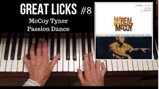 Best Licks #8- McCoy Tyner- Passion Dance- ADVANCED CONCEPTS TUTORIAL