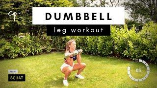 5 Minute Dumbbell Leg Workout at Home