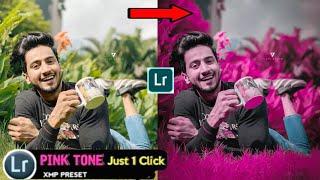 PINK TONE PRESETS - Lightroom Mobile Editing Tutorial | Pink Color Correction Tutorial in Lightroom