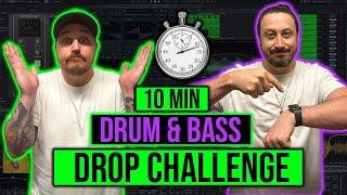 Can We Produce A Drum & Bass Drop In 10 Minutes?! ”PRODUCER CHALLENGE” *NO CHEATING*