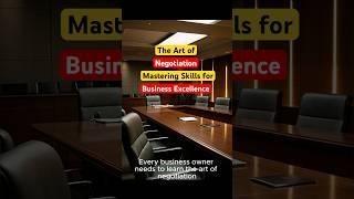 The Art of Negotiation Mastering Skills for Business Excellence