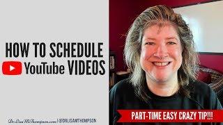 How to Schedule YouTube Videos