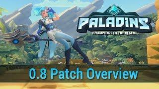Paladins - 0.8 Patch Overview (Evie, The Winter Witch)