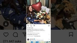 Ayu ting ting dan Muhammad Fardana IG story