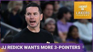 JJ Redick Has the Lakers Taking More 3-pointers. Good Plan? Plus, Fans React to LeBron and Bronny.