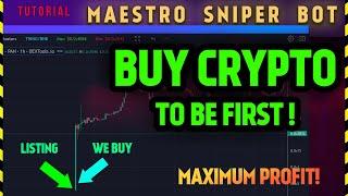 Maestro sniper bot tutorial  best crypto to buy now first