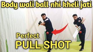 Body wali ball kheli nhi jati I how to play pull shot in cricket I tennis ball batting tips