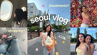 KOREA VLOG🫰girls trip, shopping, beauty treatments, exploring seoul!!