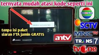 cara mencari siaran antv yang hilang receiver nex parabola ada kode E22 smart card is out of date