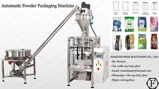 Automatic vertical spices wheat flour packaging detergent powder filling machine screw dispenser