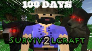 100 DAYS HARDCORE SURVIVAL CRAFT!!