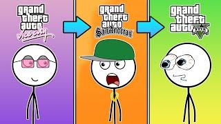 GTA vs GTA Gamers (GREATEST: GTA 3 → GTA 5)