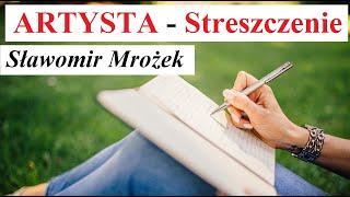 ARTYSTA - Sławomir Mrożek - STRESZCZENIE