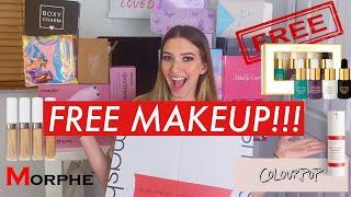 How I get FREE Makeup! Unboxing PR Packages | Deborah Ruiz