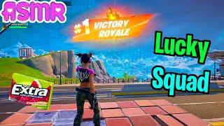 ASMR Gaming  Fortnite Tegan Skin Victory! Relaxing Gum Chewing + Controller Sounds Whispering 