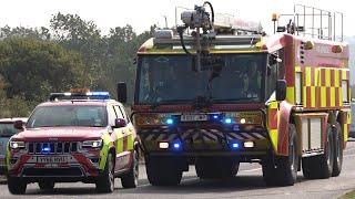 AIRPORT CRASH TENDER | Bristol Airport Fire Service Response Convoy