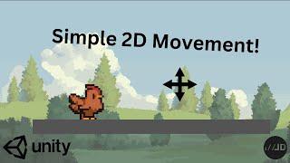 Simple 2D Movement in Unity