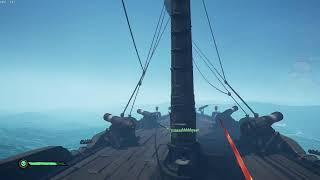 Friday night sailing on the Sea of Thieves