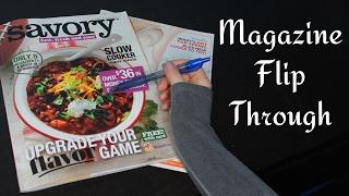ASMR - Magazine Flip Through (Page Turning, Tracing, Whispering)