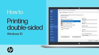 Printing Double-sided with an HP Printer from Windows 10 | HP Support