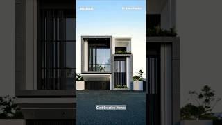 Modern Duplex House Design #30x40 #30x50 #modernhome #modernduplex #3delevation #house