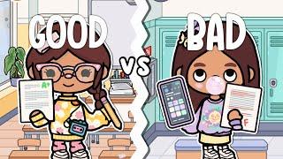 GOOD VS BAD STUDENT  || *WITH VOICE* ️|| Toca Boca TikTok Roleplay 🩵