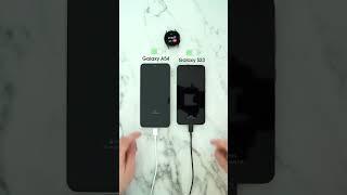 Samsung Galaxy A54 vs Galaxy S23 Charging Test🪫