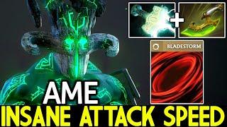 AME [Juggernaut] Insane Attack Speed with Mjollnir + Swift Blink Meta Build Dota 2