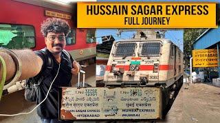 JOURNEY | HUSSAIN SAGAR EXPRESS | MUMBAI TO HYDERABAD | FULL JOURNEY | INDIAN RAILWAYS