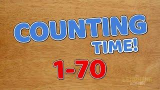 Counting to 70 | Counting Time | Counting Practice for All Ages