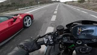 FERRARI 296 GTS & KAWASAKI ZH2  | Málaga