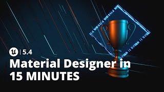 Unreal Engine 5.4: Learn NEW Material Designer in 15 Minutes Using the Motion Design Tool!